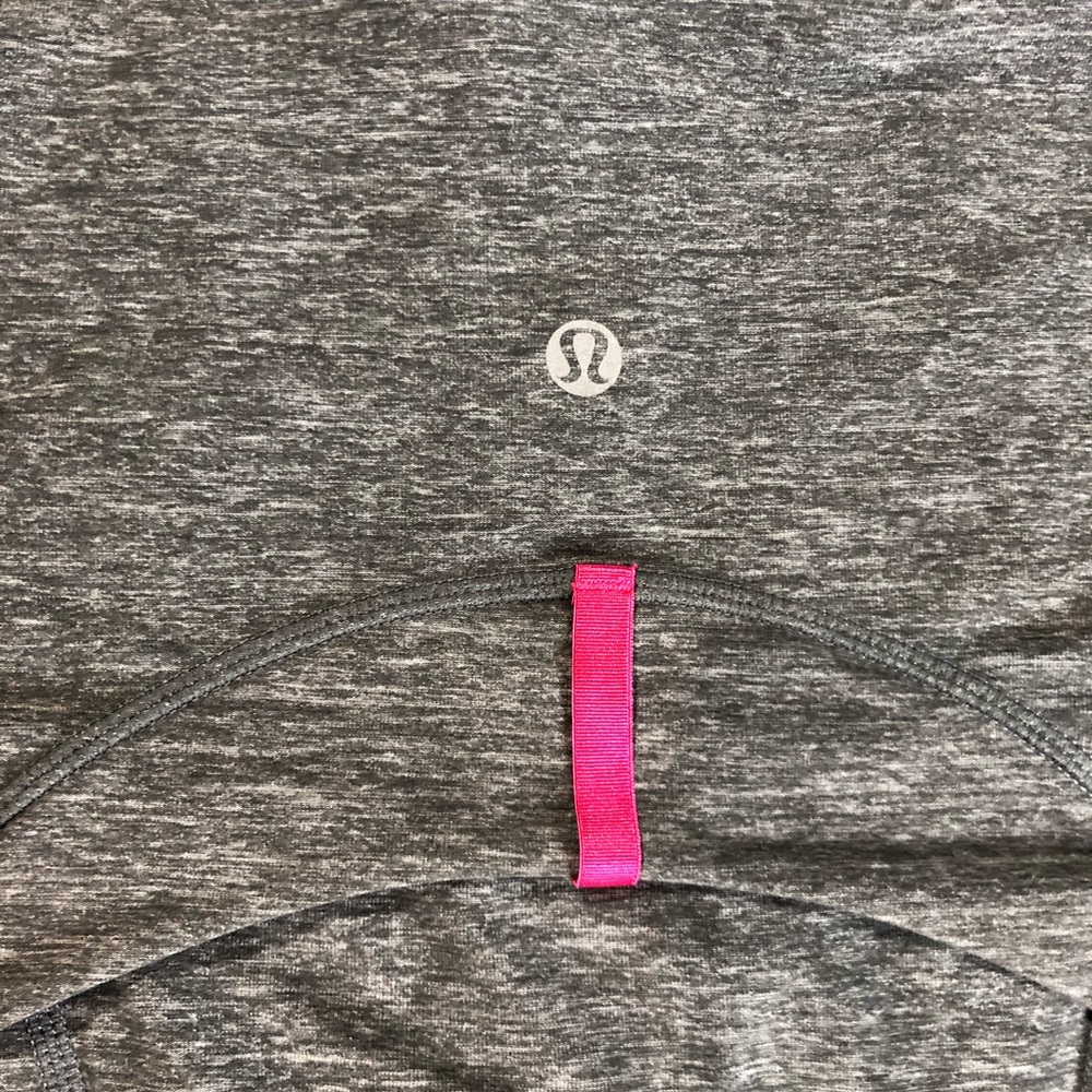 Lululemon Full Zip Jacket Pink And Gray Size 4 - Picture 8 of 8